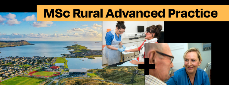 montage of uniformed health care staff and remote and rural scenic location image